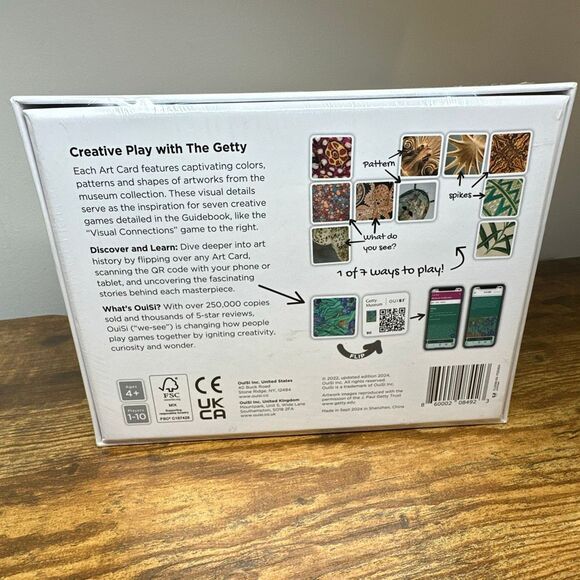 OuiSi Getty Museum Photo Cards With Games And Activities New & Sealed Gift Idea - Picture 5 of 7